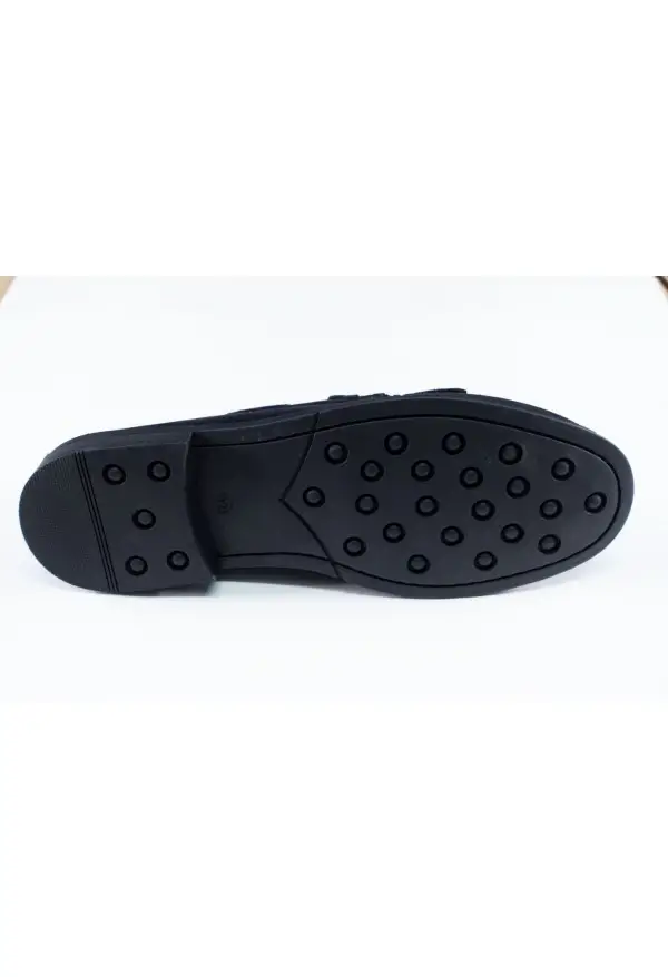 ZAPATO ANTIFAZ ANTE  MARINO