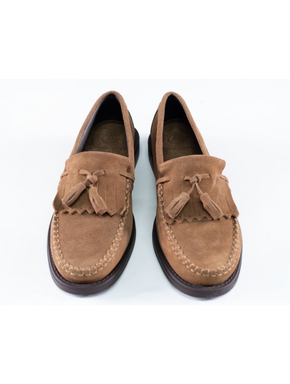 ZAPATO BORLOT ANTE  CAMEL