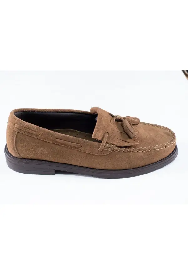 ZAPATO BORLOT ANTE  CAMEL