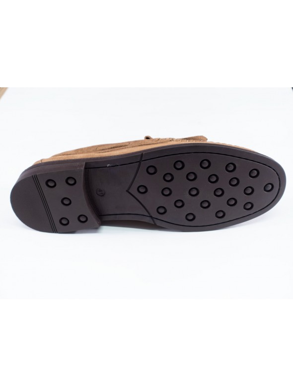 ZAPATO BORLOT ANTE  CAMEL
