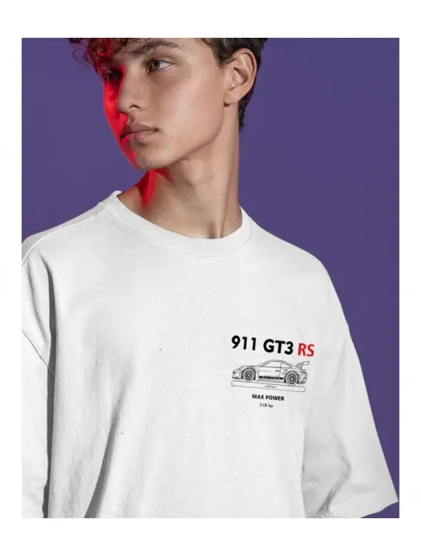 CAMISETA OVER 911  BLANCO