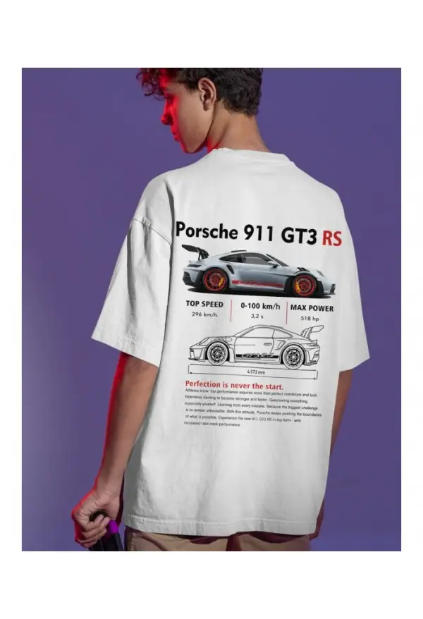 CAMISETA OVER 911  BLANCO