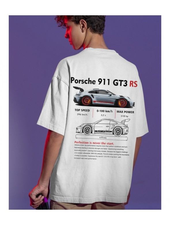 CAMISETA OVER 911  BLANCO