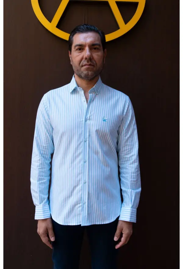 CAMISA RAYA 25 LA VESPITA TURQUESA