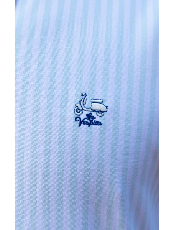 CAMISA RAYA 25 LA VESPITA TURQUESA