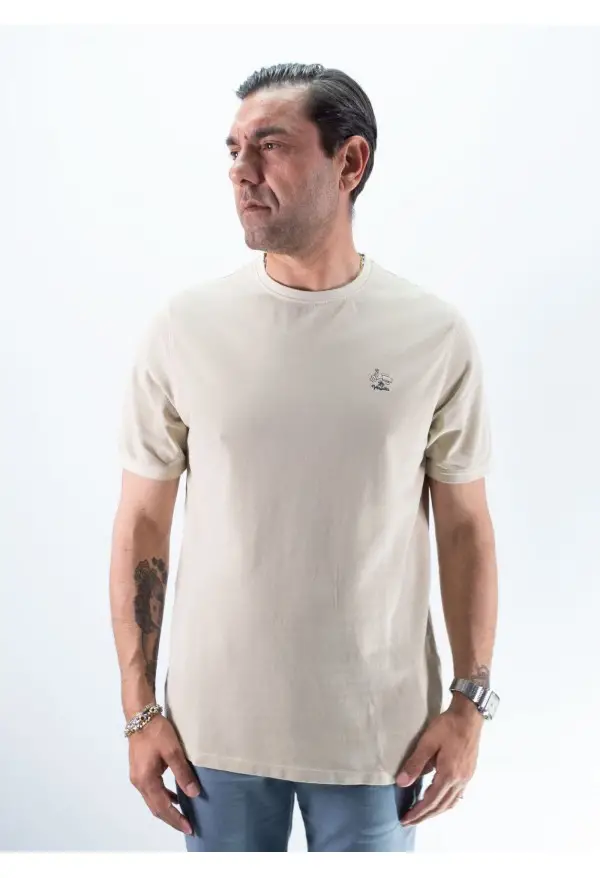 CAMISETA PIQUE LA VESPITA BEIG