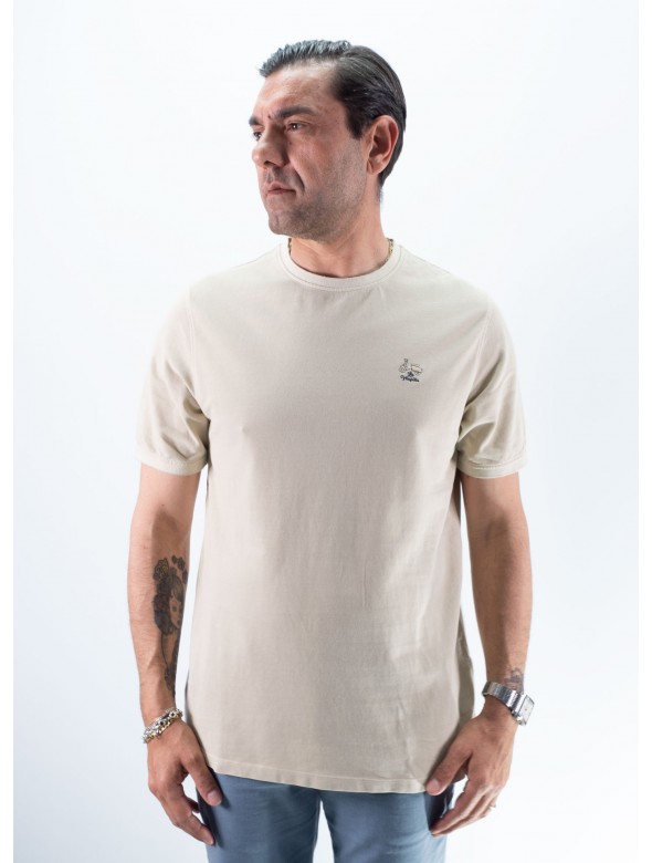 CAMISETA PIQUE LA VESPITA BEIG