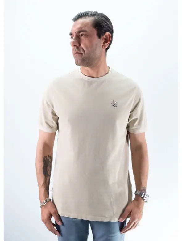 CAMISETA PIQUE LA VESPITA BEIG