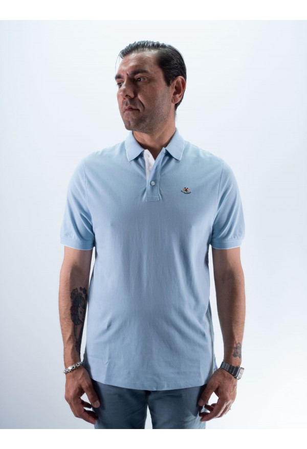 POLO BASIC 25 LA ESPAÑOLA CELESTE