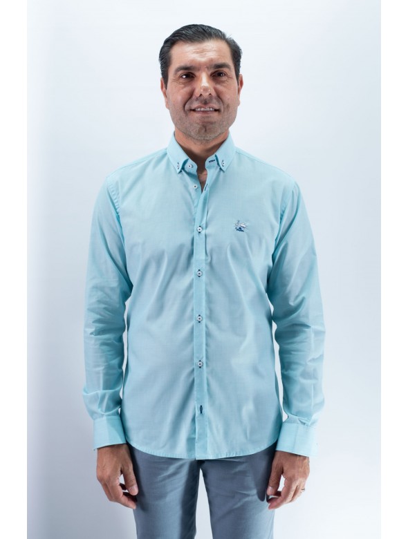 CAMISA FIL 25 LA VESPITA TURQUESA