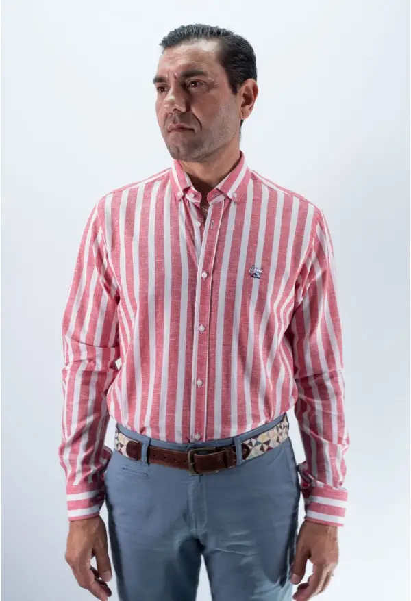 CAMISA RAYA 53 LA VESPITA ROJO
