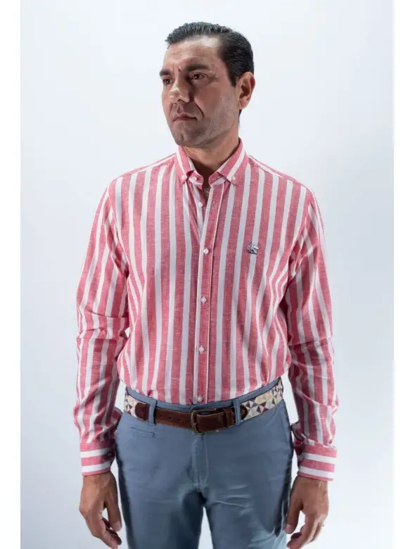 CAMISA RAYA 53 LA VESPITA ROJO