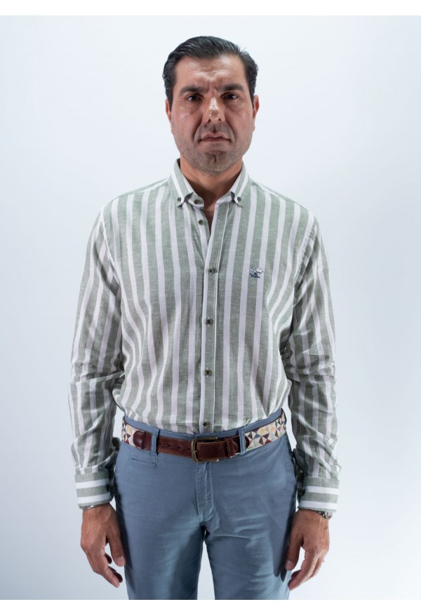 CAMISA RAYA 53 LA VESPITA KAKI