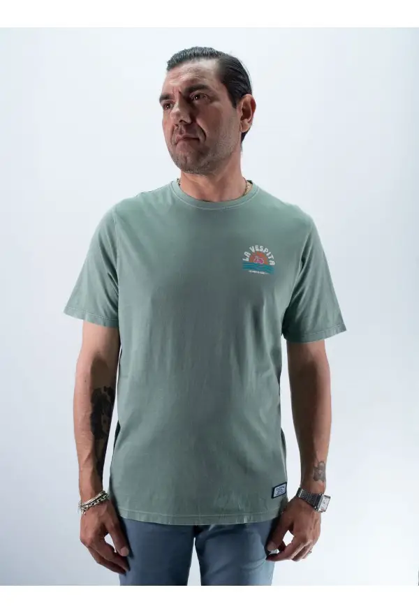CAMISETA OLAS LA VESPITA VERDE