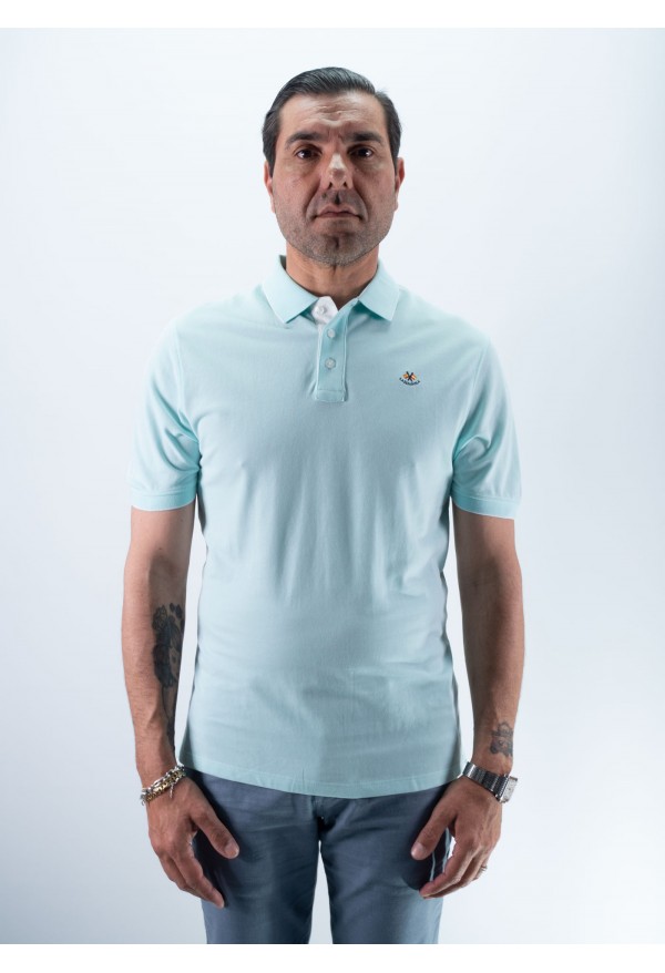 POLO BASIC 25 LA ESPANOLA AGUA MARINA