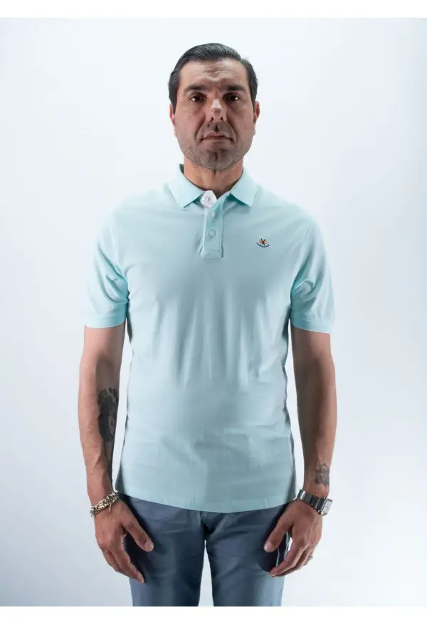 POLO BASIC 25 LA ESPANOLA AGUA MARINA