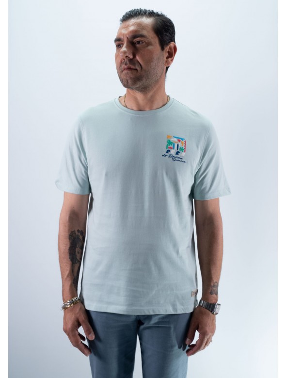 CAMISETA  SUMMER LA VESPITA AGUA MARINA