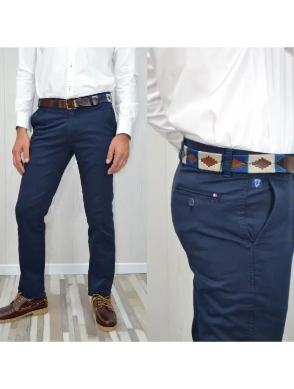 PANTALÓN CHINO KASTA MARINO