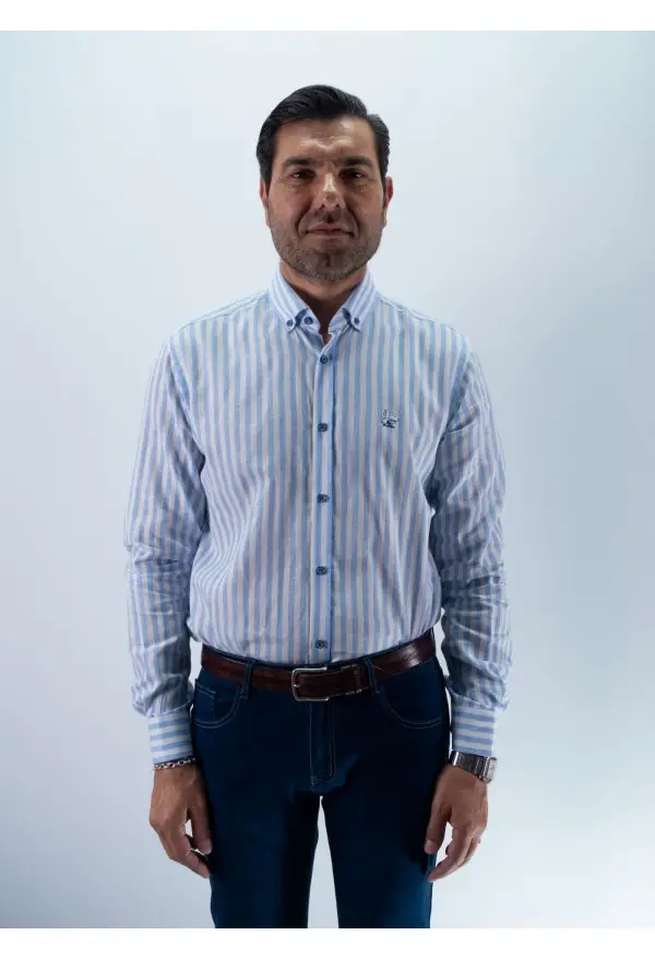CAMISA RAYA 47 LA VESPITA CELESTE