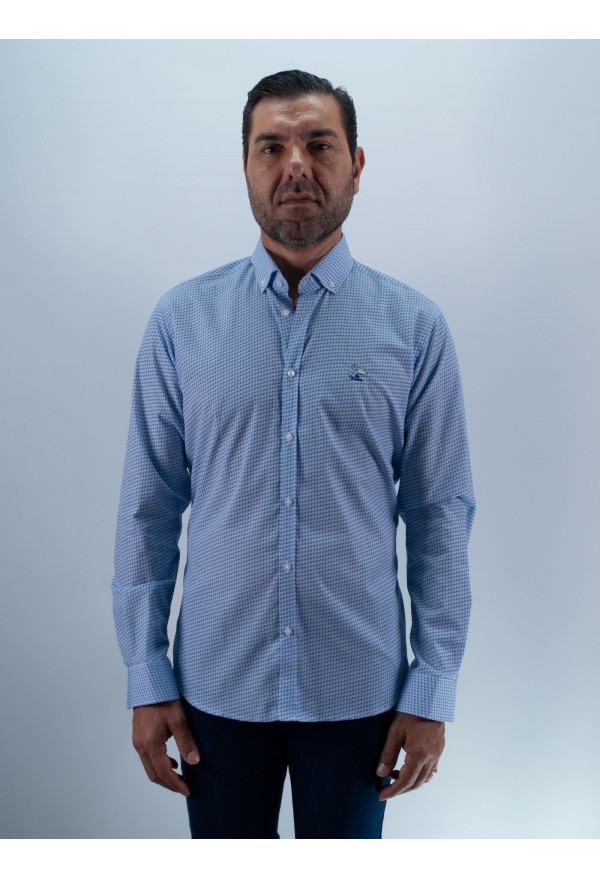 CAMISA Z LA VESPITA CELESTE