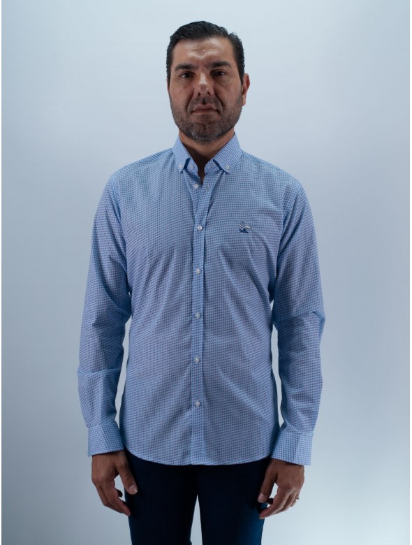 CAMISA Z LA VESPITA CELESTE