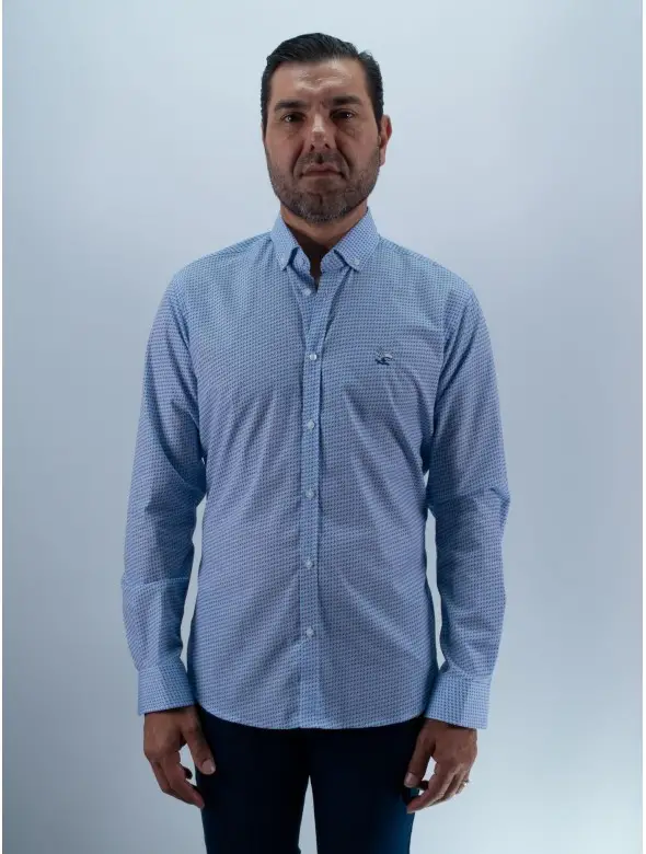 CAMISA Z LA VESPITA CELESTE