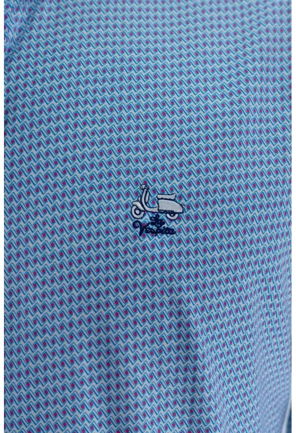 CAMISA Z LA VESPITA CELESTE