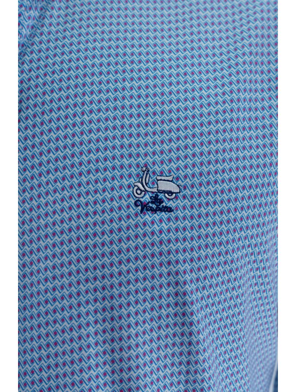 CAMISA Z LA VESPITA CELESTE