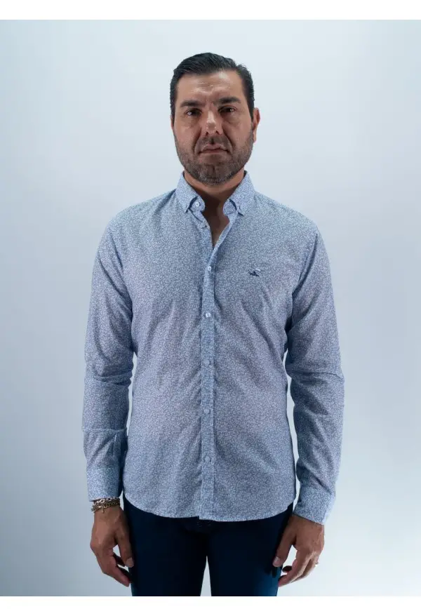 CAMISA GAP LA VESPITA CELESTE