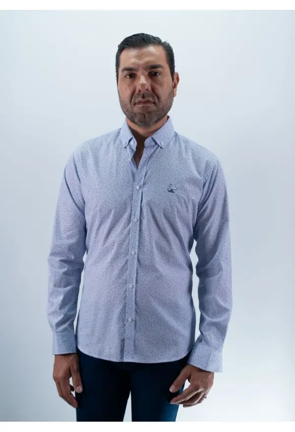 CAMISA CIRCULO 25 LA VESPITA BLANCO