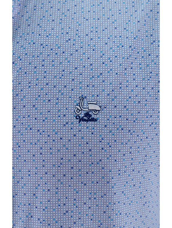 CAMISA CIRCULO 25 LA VESPITA BLANCO
