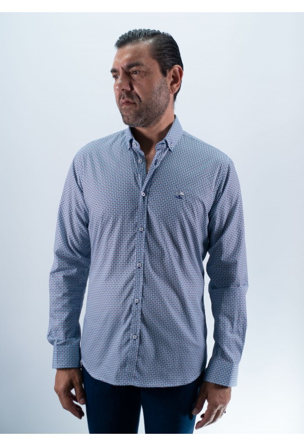 CAMISA PETALO LA VESPITA MARINO
