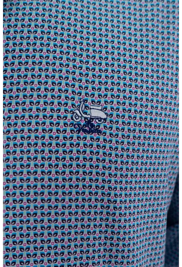 CAMISA PETALO LA VESPITA MARINO
