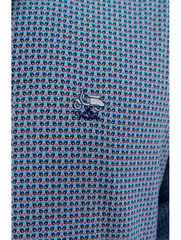 CAMISA PETALO LA VESPITA MARINO