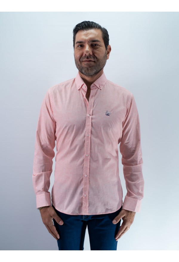 CAMISA SINGAPUR LA VESPITA SALMON