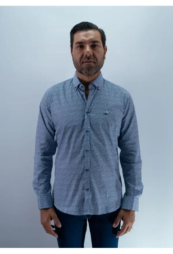 CAMISA JARDIN LA VESPITA AZUL