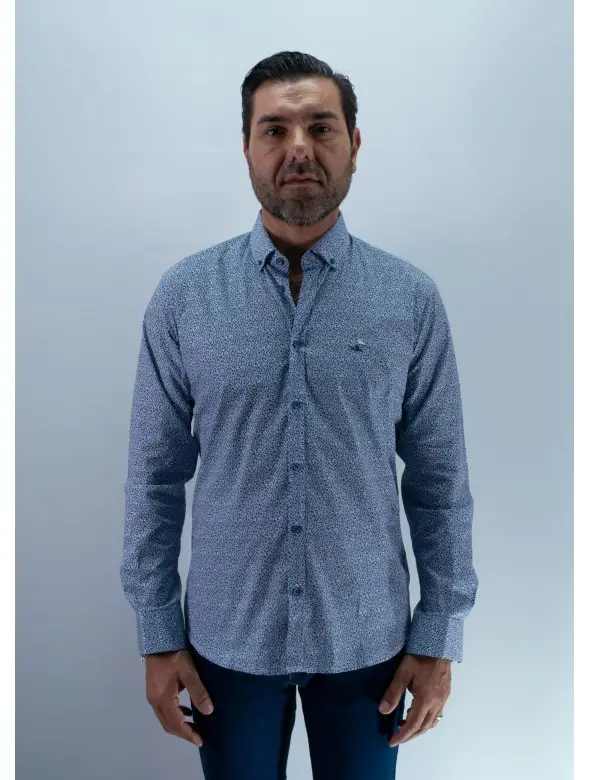 CAMISA JARDIN LA VESPITA AZUL