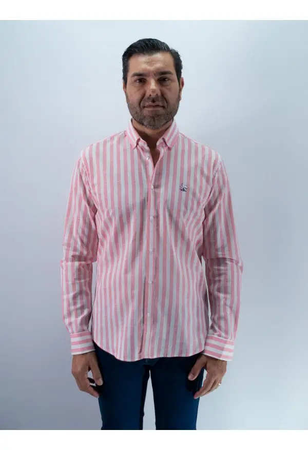 CAMISA RAYA 69 LA VESPITA CORAL