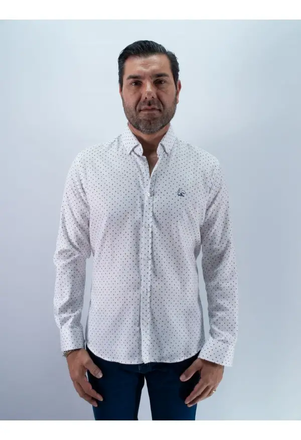 CAMISA FIGURA LA VESPITA BLANCO
