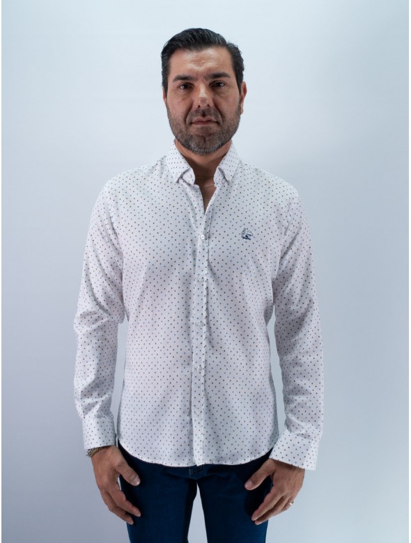 CAMISA FIGURA LA VESPITA BLANCO