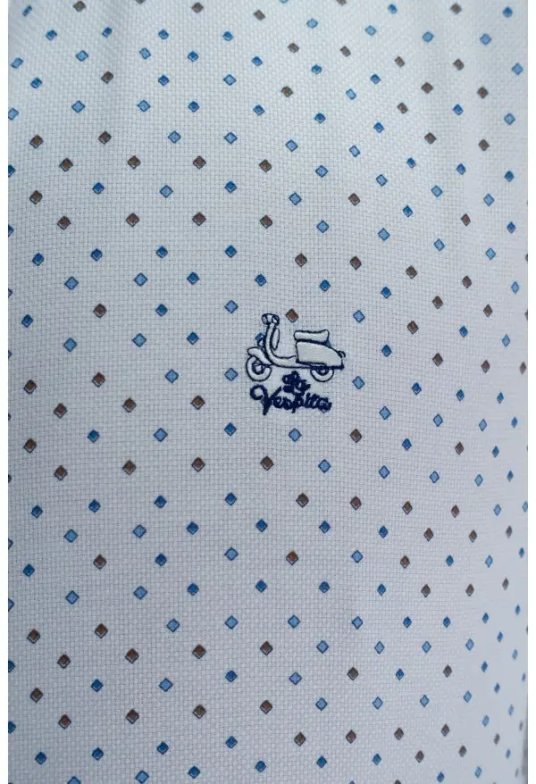 CAMISA FIGURA LA VESPITA BLANCO