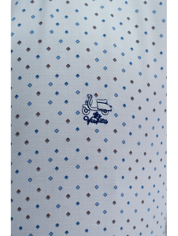 CAMISA FIGURA LA VESPITA BLANCO
