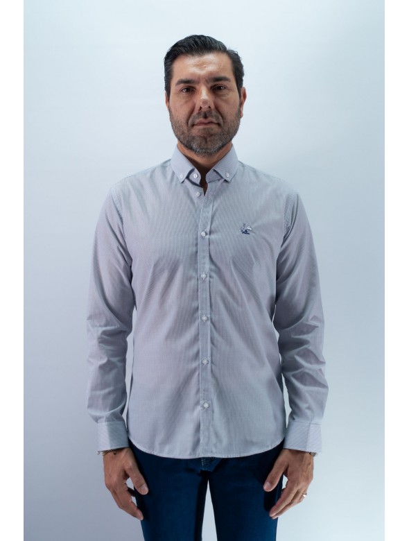CAMISA MANZANILLA LA VESPITA MARRON