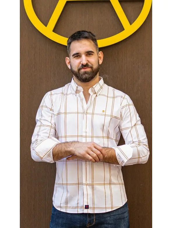 CAMISA KST CUADRILLE  BLANCO