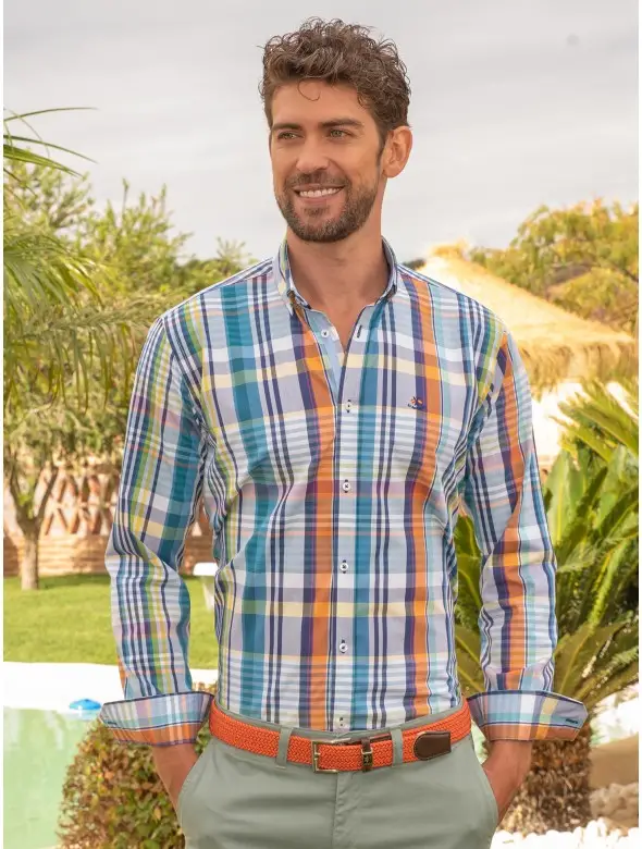 CAMISA CUADROS 5242 LA...