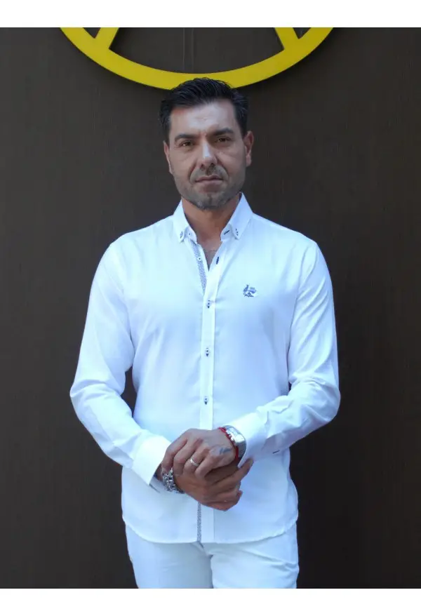 CAMISA FIL LA VESPITA  BLANCO