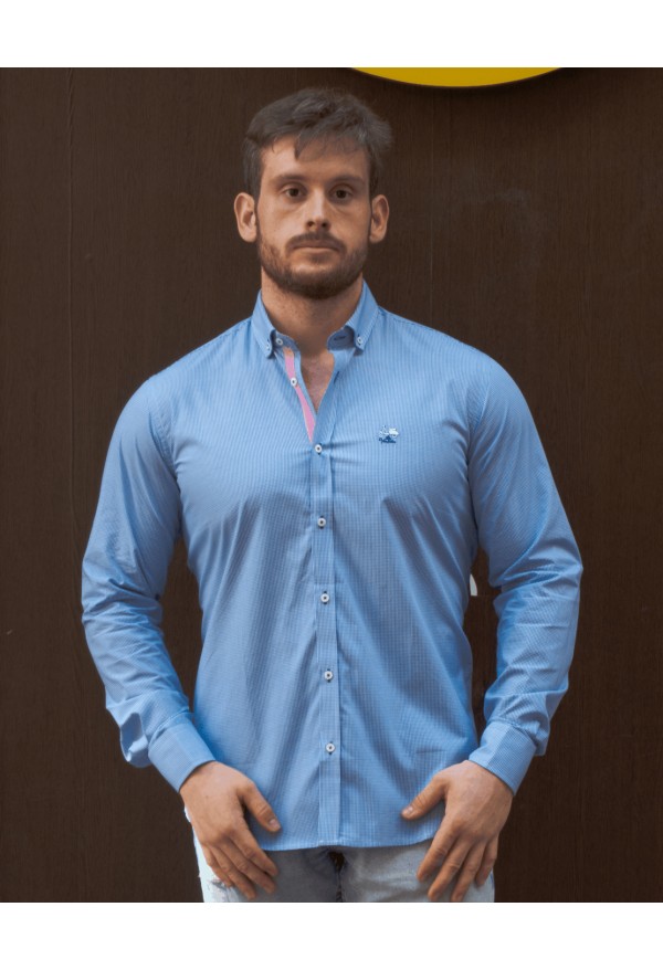 CAMISA VICHI PK LA VESPITA AZUL