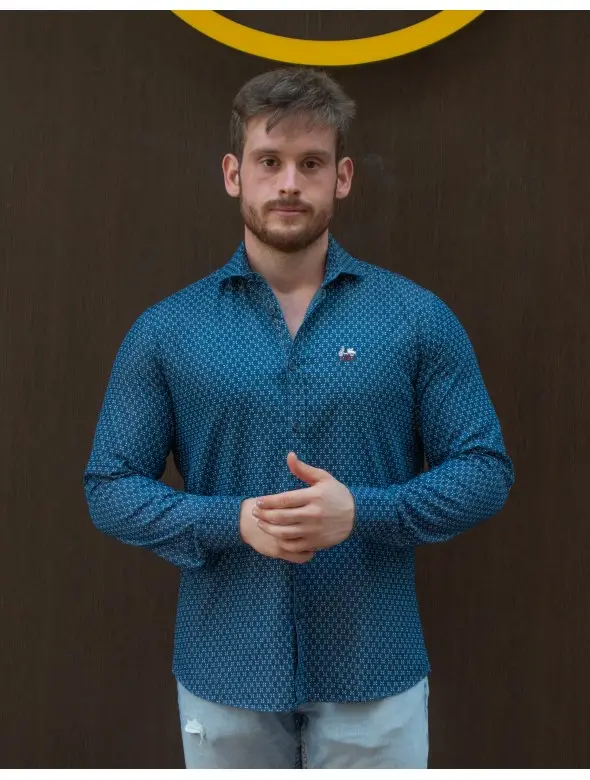 CAMISA CHAMBRE LA VESPITA AZUL