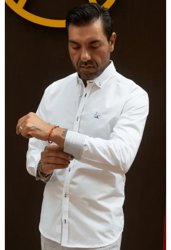 CAMISA BASIC LA VESPITA BLANCO