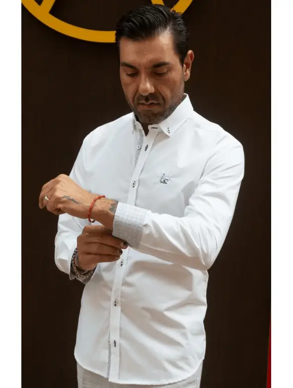 CAMISA BASIC LA VESPITA BLANCO